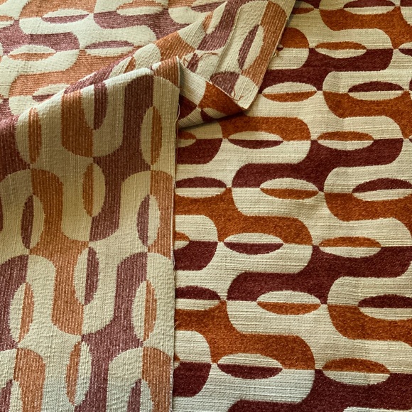 ✨SOLD✨Retro High Quality 70s Upholstery Fabric - Picture 8 of 14
